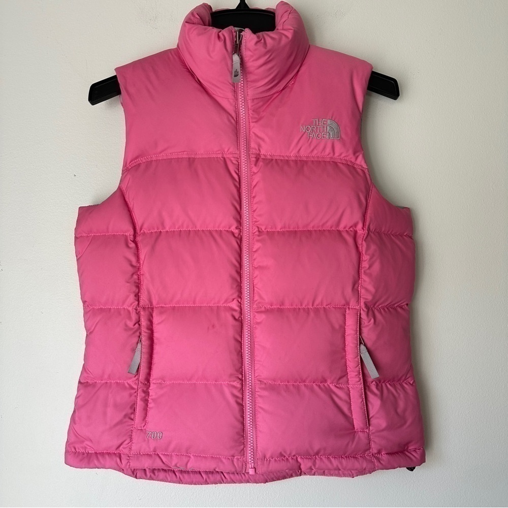 The North Face Goose Down 700 Puffer Jacket Vest in Pink size XS